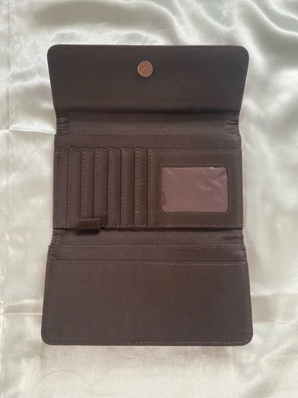 Coach Signature Classic Pink Leather Trim Monogram Wallet - (Like New, Rare)